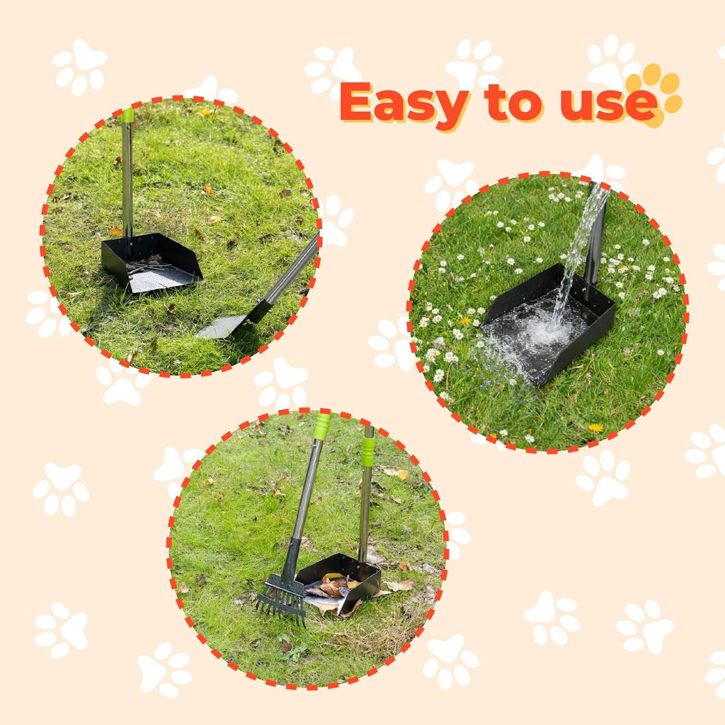 20L Dog Poop Trash Can Outside, Pet Waste Trash Can Container Odor Control