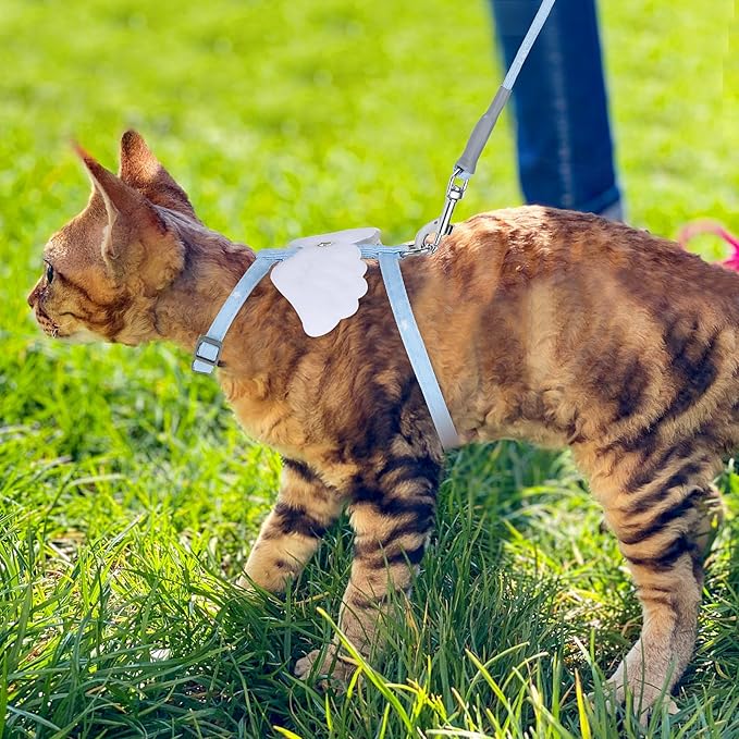 TIESOME Cat Harness and Leash Set, Adjustable Gradient Kitten Harness Escape - Image 6