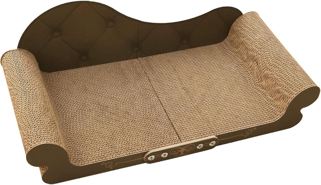 Large Cat Scratcher Bed, Cardboard Cat Couch Scratching Board， 26.7 inch