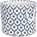 Bone Dry Pet Storage Collection Lattice Paw Print, Small Round by BoneDry