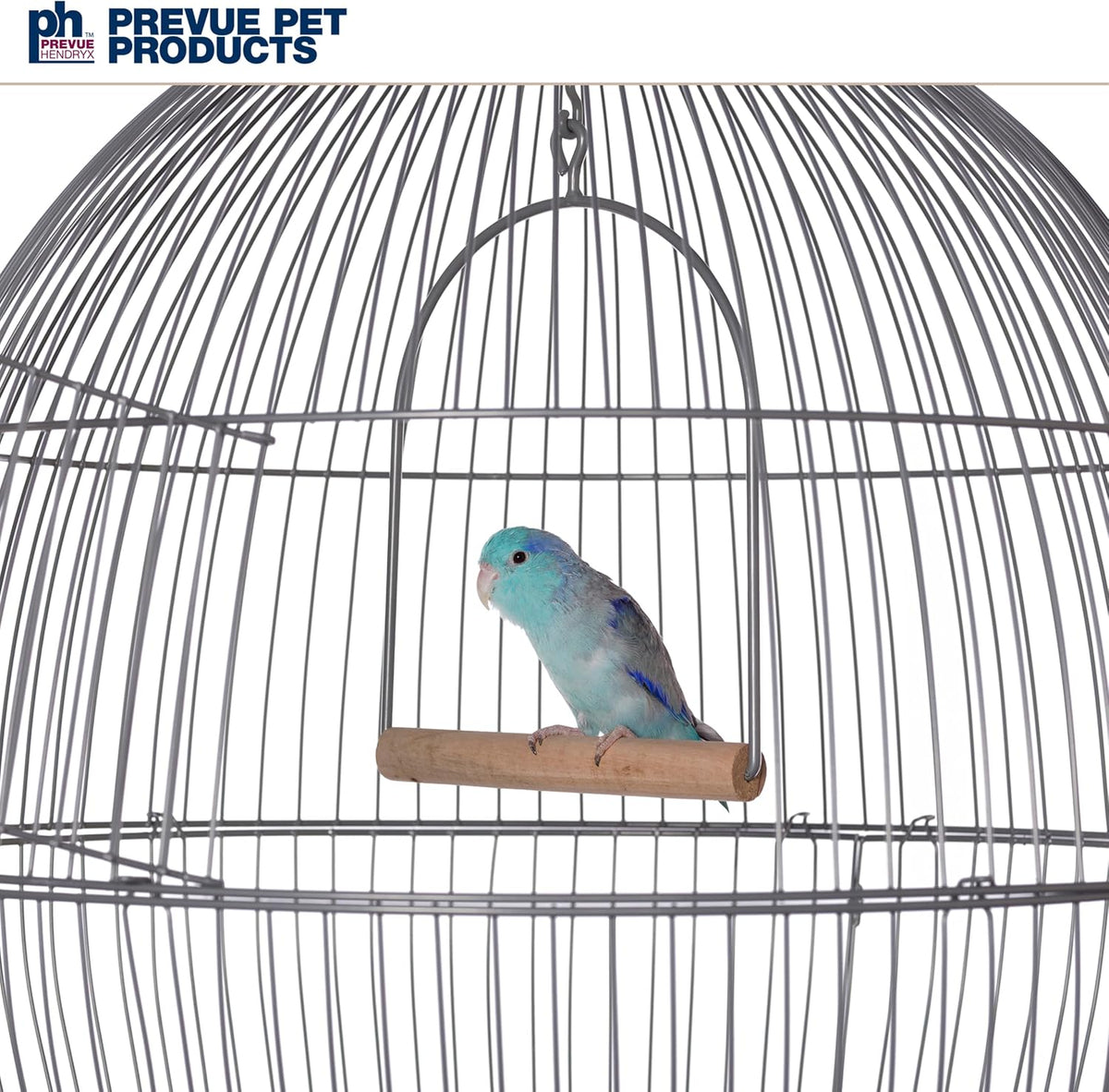 Prevue Pet Products Sonata Round Metal Birdcage - Gray