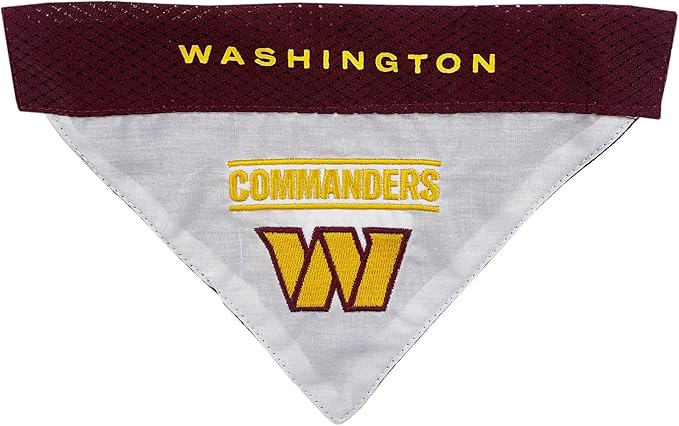 Pets First unisex adult NFL Pet Bandana, Washington Commanders, Large-Extra - Image 2