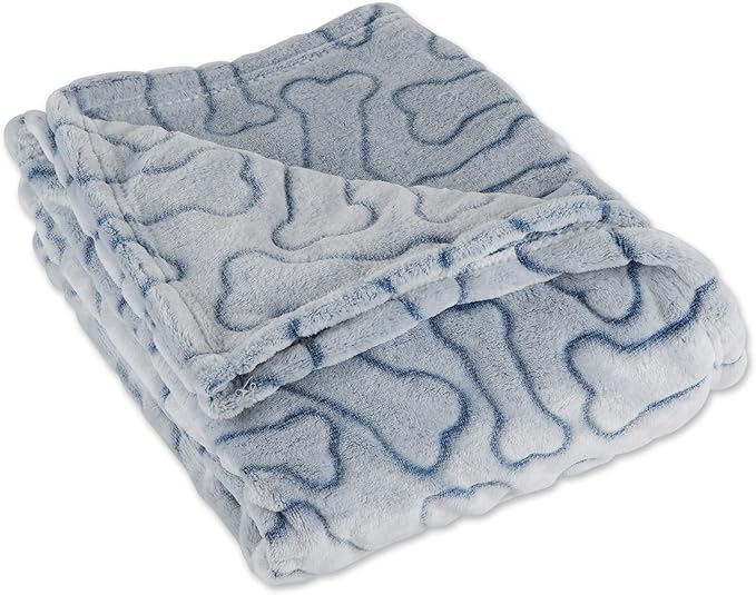 Bone Dry Embossed Bone Print Pet Blanket - Image 2