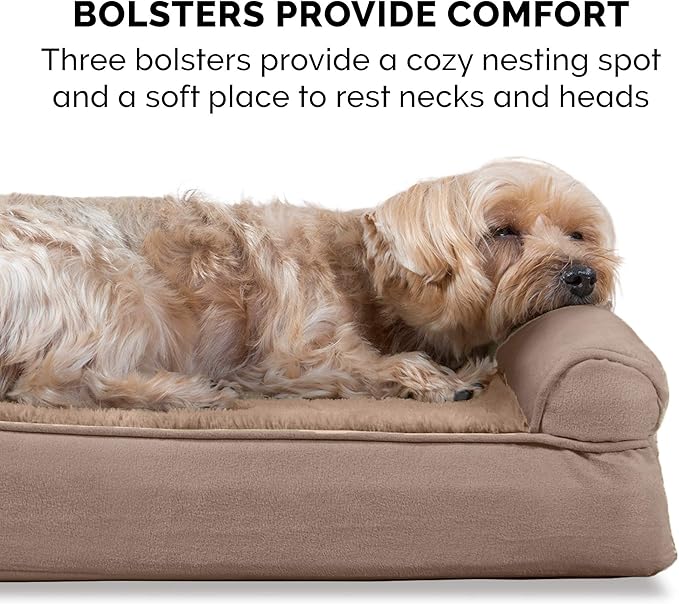 FurHaven Orthopedic Foam Sofa Dog Bed - Image 11