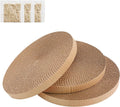 Round Cat Scratcher Refill 10 inch Diameter 7/8 Inch Thickness Circle Cardboard Cat Scratcher Replacement Pads Cat Scratching Boardcat Scratcher Pad for Indoor，3 PCS