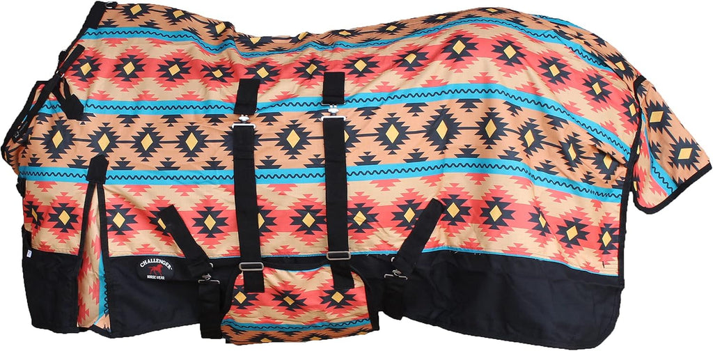 Challenger 1200D Turnout Lightweight Bellyband Horse Winter Sheet Serape 399B