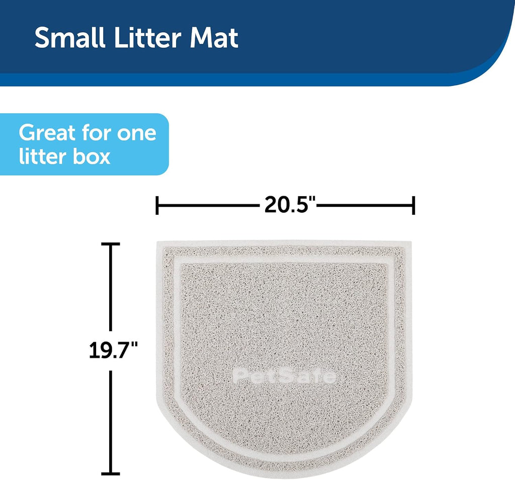 PetSafe Anti-Tracking Cat Litter Mat, Small, 20.5 x 19.7 in