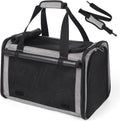 YUDODO 25lbs Cat Carrier Lightproof Soft Sided Pet Carrier for Large Cat