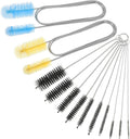 Patelai 12 Pieces Aquarium Filter Brush Set Aquarium Cleaning Brush Tools