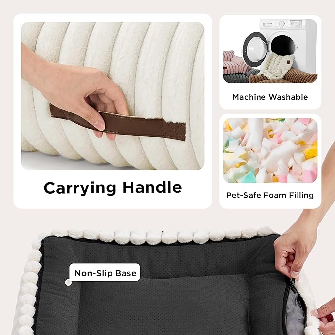 Bedsure ComfyFleece™ Cute Cat Couch - Image 5