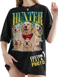 Custom Bootleg Rap Shirt with Photo Text, Vintage Custom Picture Shirt by 68PHALO