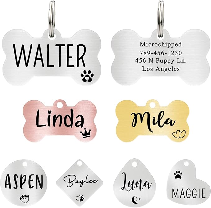 Ultra Joys Custom Personalized Dog ID Tag by UltraJoys