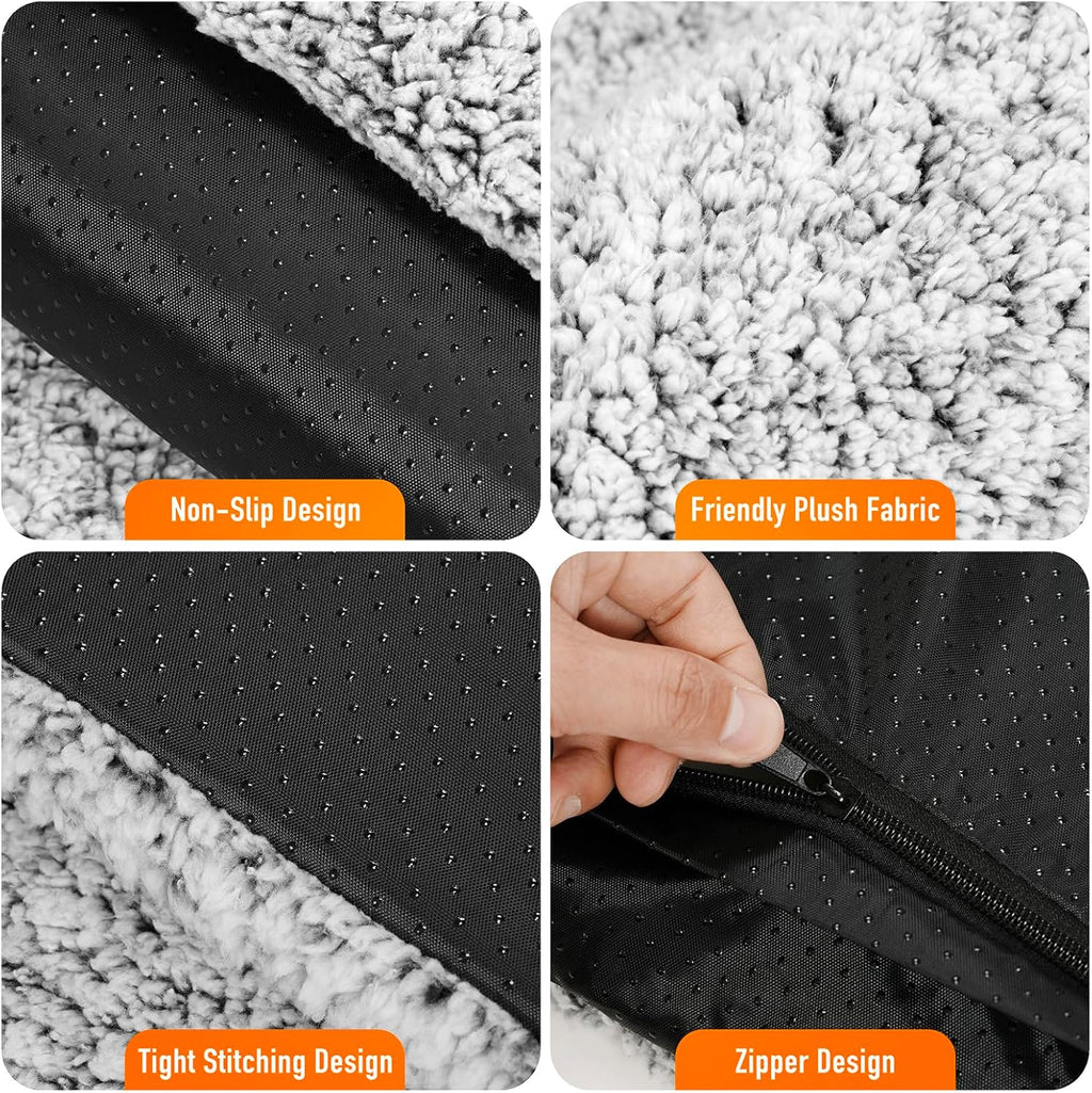 Self Warming Cat Bed, 2.0 Upgraded Thermal Mat for Indoor Cats, 18 x 27 In