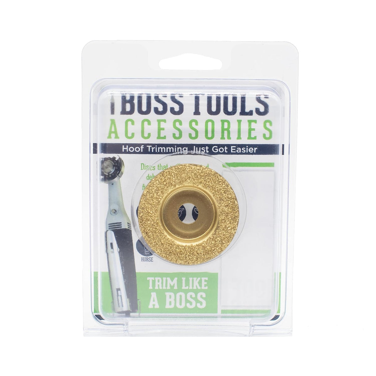 Gold Fine Grit Disc, 2" Precision Hoof Trimming Disc