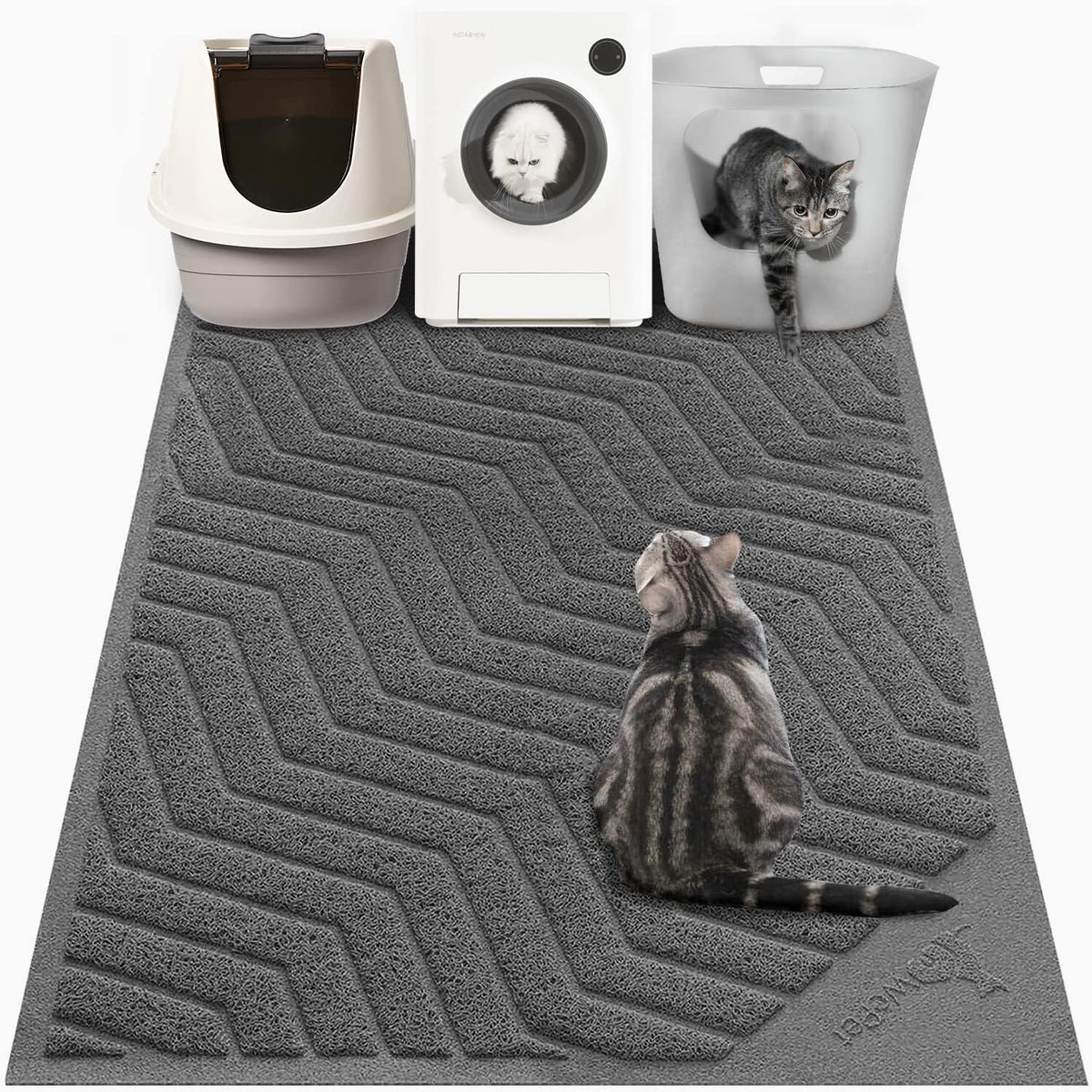 Ultimate Litter Care Bundle Includes a Cat Litter Scoop and a Cat Litter Box Mat