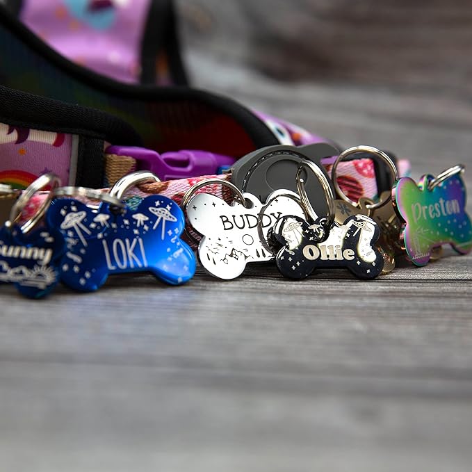 Personalized Dog Tag with 5 Lines of Custom Deep Engraved Durable Stainless - Image 5