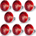 VIHOSE 8 Pack Heat Lamp Bulbs, Red Infrared Bulbs 120 V, 150 Watt