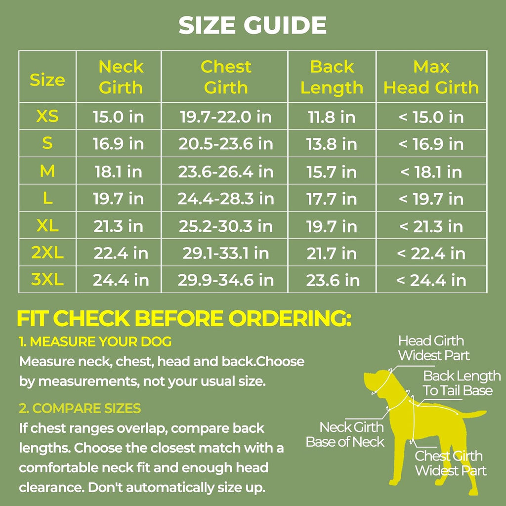 Easy-On PU Dog Raincoat, No Leg Holes (Yellow, Large)