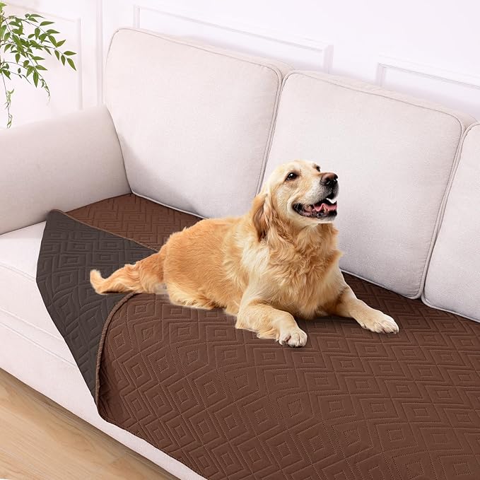hyha Waterproof Dog Blanket, Soft Pet Bed Blankets, Waterproof Sofa Couch Cover by hyha