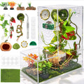 Large Jumping Spider Enclosure Kit for Spiders Manti Snail & Small Reptiles