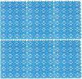 Rabbit Cage Mat Floor Plastic Mats Feet Pads for Pet Cats Dogs Bunny Hamster Rat Chinchilla Guinea Pig (6 Pack)