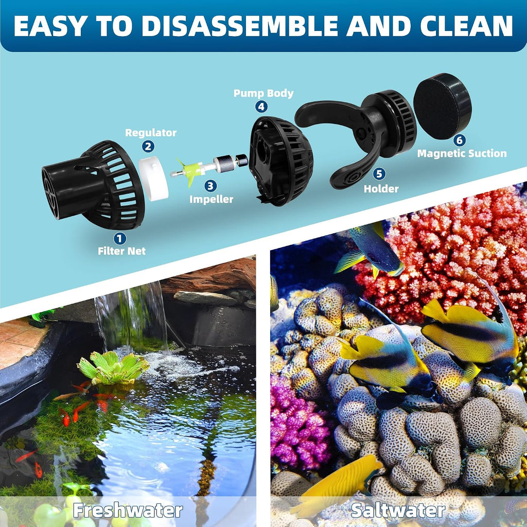 Wave Maker for Aquarium Powerhead: 1060GPH Wavemaker