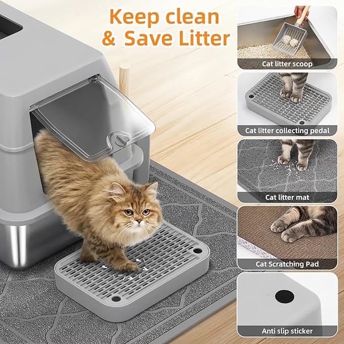 Stainless Steel Litter Box - Image 5