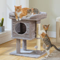 PAWZ Road 26" Cat Tree for Indoor Cats, Small Tower with 19X13”Bed