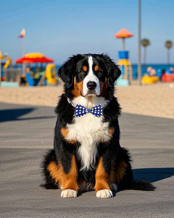 PET SHOW 10 Pack Pet Big Dogs Collar Embellishment Attachment Bow Ties - Image 6