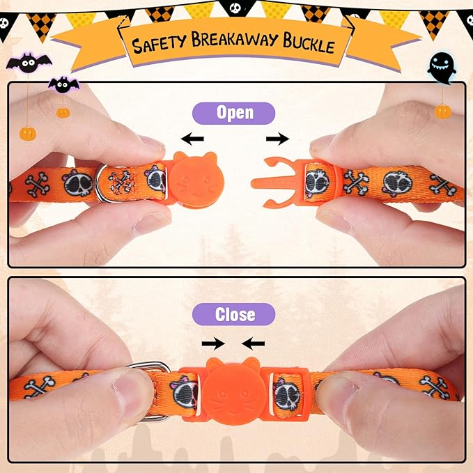 PUPTECK Breakaway Halloween Cat Collar - Image 4