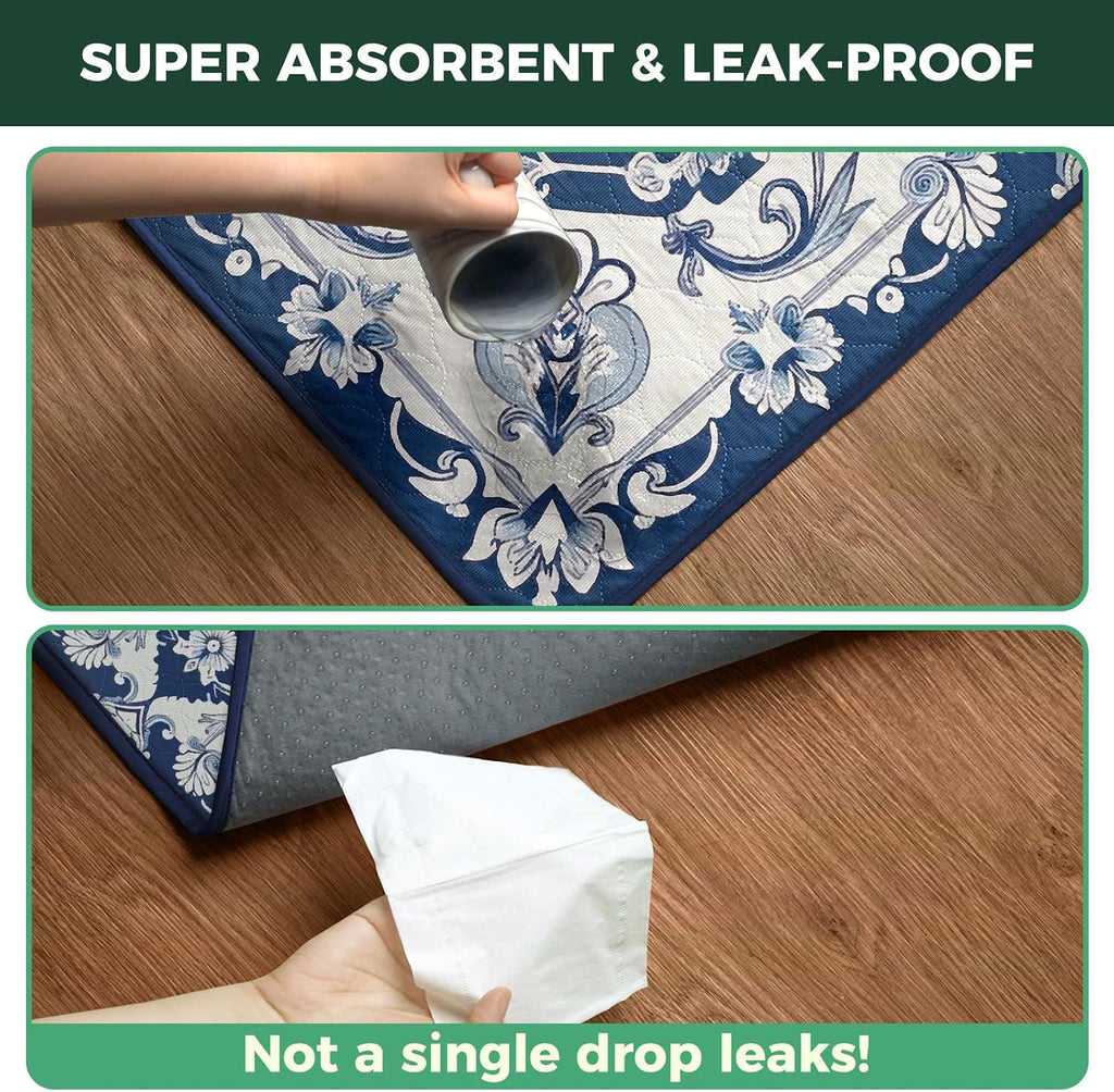 FXW Washable Pee Pads for Dogs, Super Absorbent, 35" Square, 2 Packs