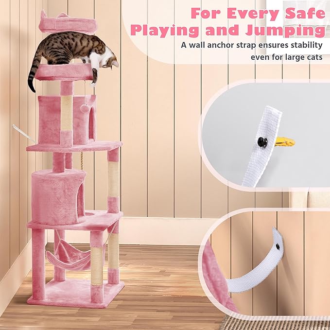 Yaheetech Cat Tree, 70.5in Cat Tower - Image 7