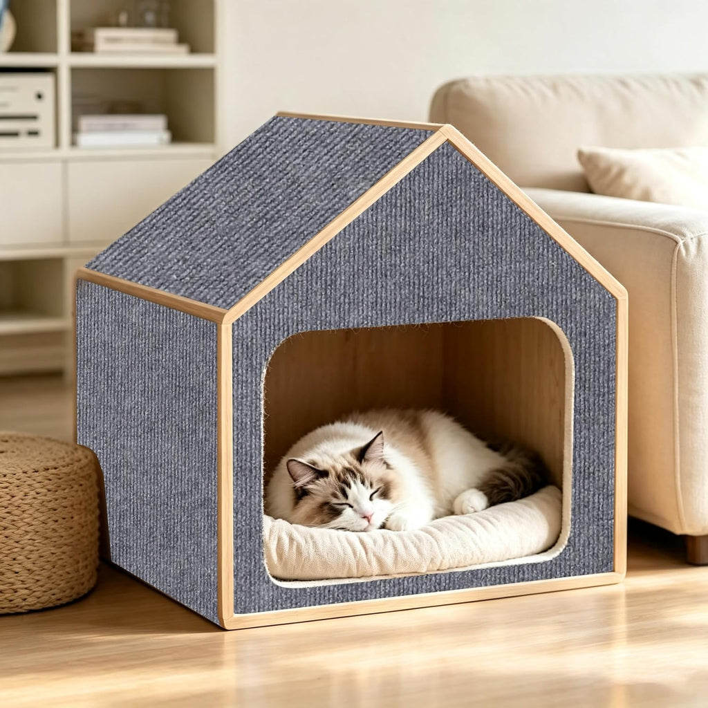 9Pcs Grey Cat Scratch Protector,11.8"x15.8" 4mm Scratch Pad for Cats