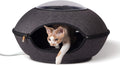 K&H Heated Cat Bed, Thermo Lookout Pod Indoor, Safety Listed, 22in 4W