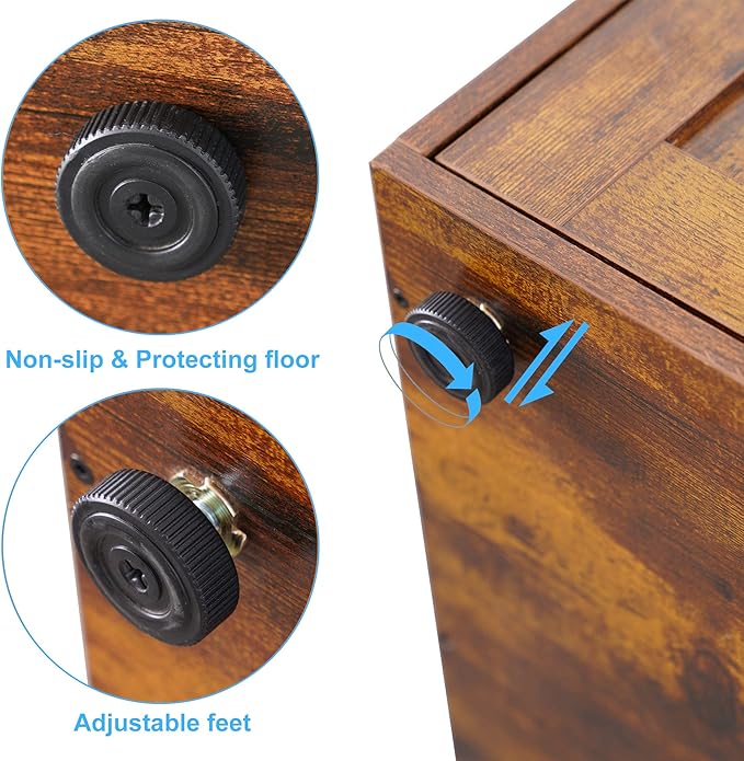Hey-brother Cat Tree with XL Litter Box Enclosure, All-in-one Cat Tower - Image 8