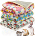 CUSOZWO Guinea Pig Bedding Mat, 3 Pack Waterproof Small Pet Cage Liners