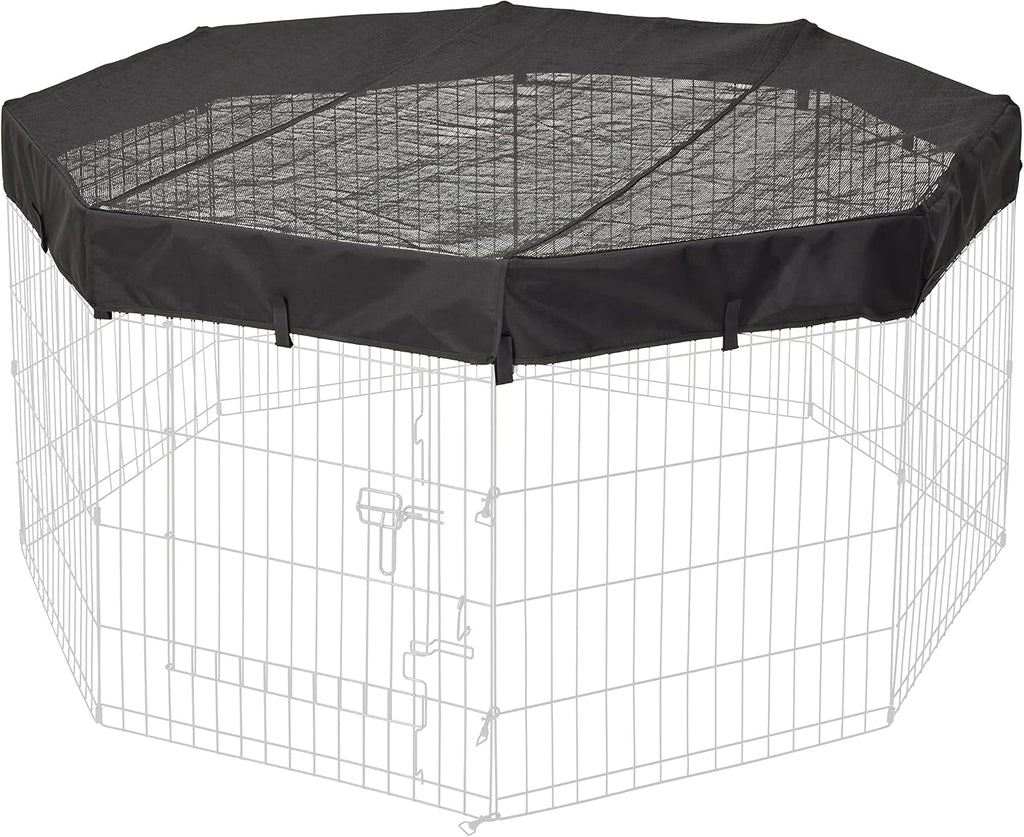 MidWest Homes for Pets Octagon Exercise Pen Fabric Mesh Top