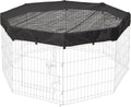 MidWest Homes for Pets Octagon Exercise Pen Fabric Mesh Top