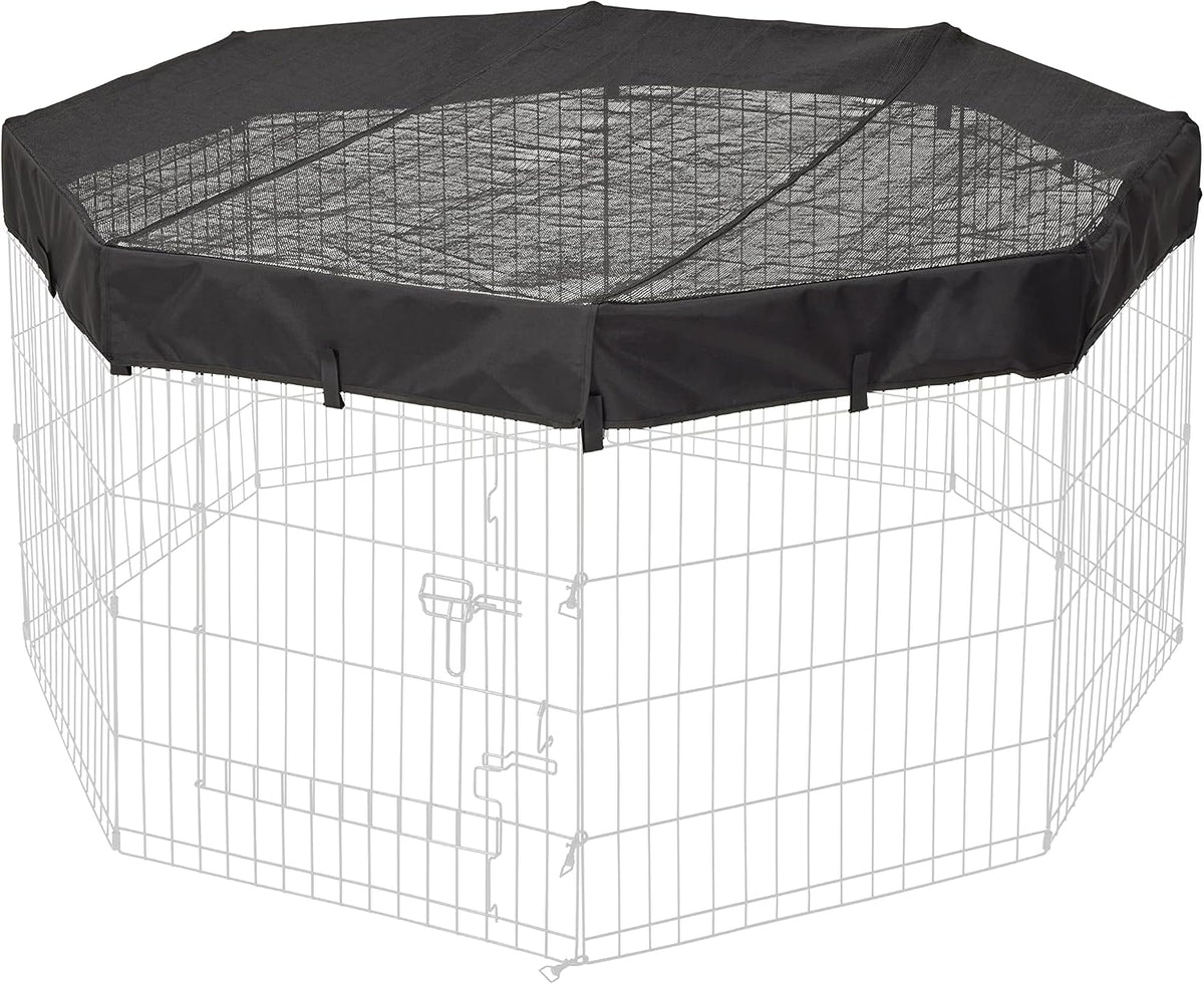 MidWest Homes for Pets Octagon Exercise Pen Fabric Mesh Top
