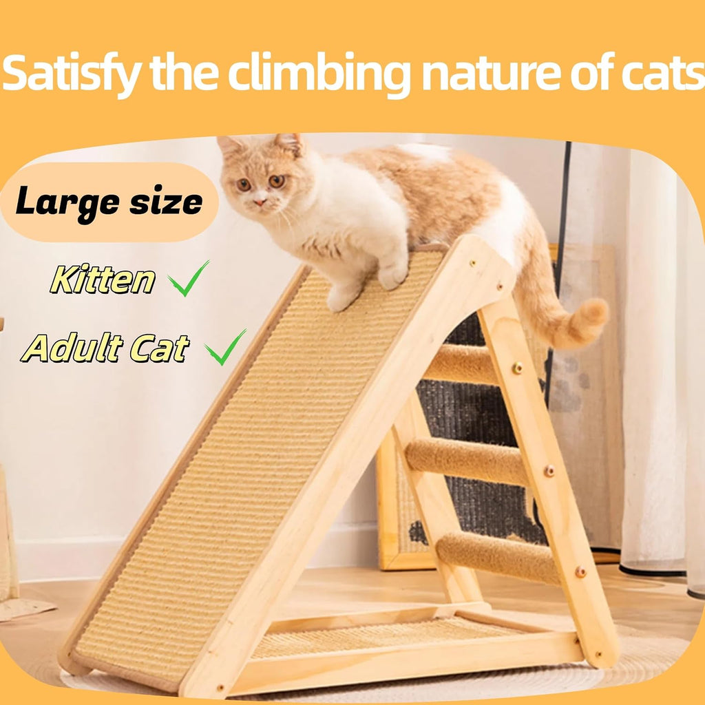 Cat Scratcher, Pre-Assembled Sisal Post for Indoor Cats