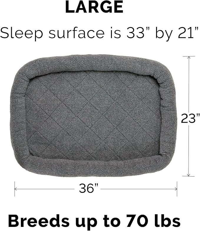 Furhaven Dog Bed for Large/Medium Dogs, 100% Washable, Sized to Fit Crates - Image 2