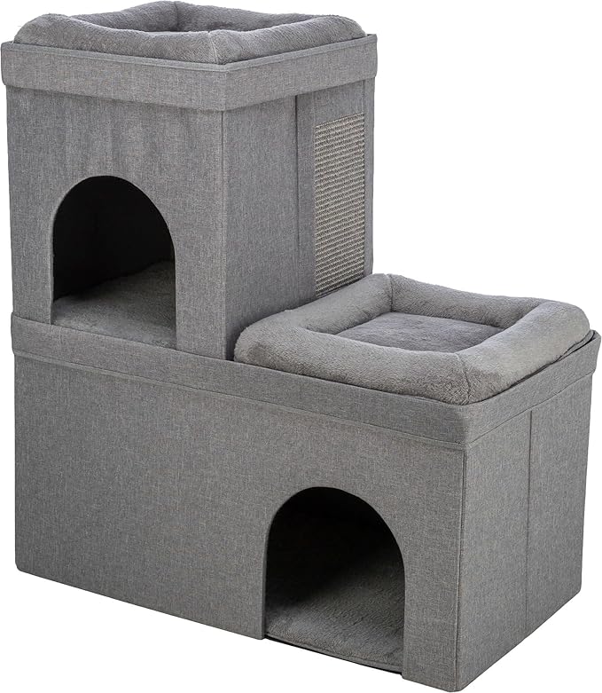 TRIXIE Double Crazy Cube Stackable Cat Condo by TRIXIE