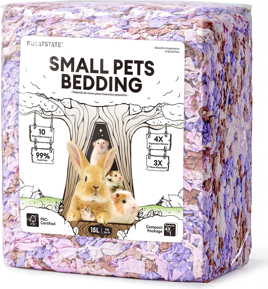 BUCATSTATE Paper Small Pet Bedding 99% Dust-Free, Halloween Decor 70L