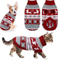 Cat Dog Christmas Sweater Pet Winter Warm Coat Pajamas Small Dog Sweaters by GOYOSWA