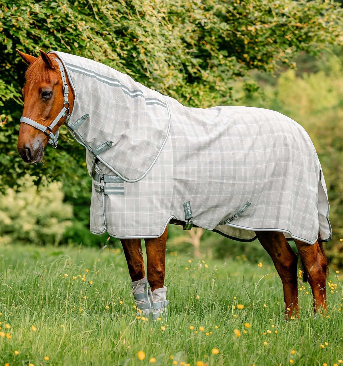 Horseware® Newmarket Plus Fly Sheet - Witney Charcoal, 84 inches
