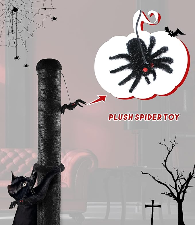 Gothic Cat Scratching Post - Image 5