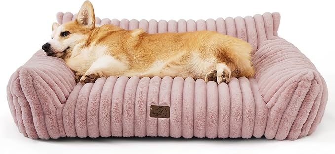 Bedsure ComfyFleece™ Cute Dog Couch by BEDSURE
