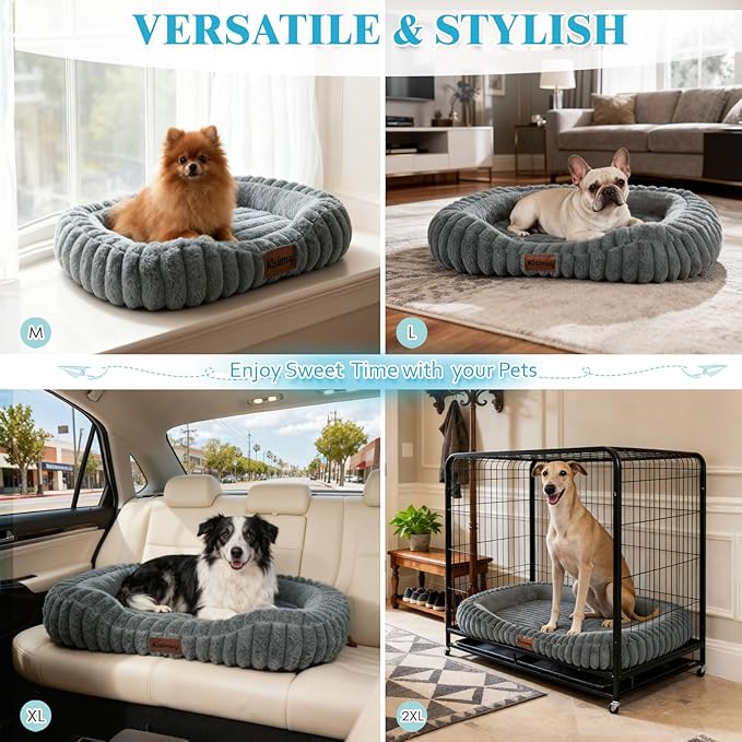 Orthopedic Dog Bed for Extra Large Dogs, Comfort-Sided Calming Pet Bed Couch - Image 8