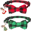 ADOGGYGO Christmas Cat Collars Breakaway by ADOGGYGO