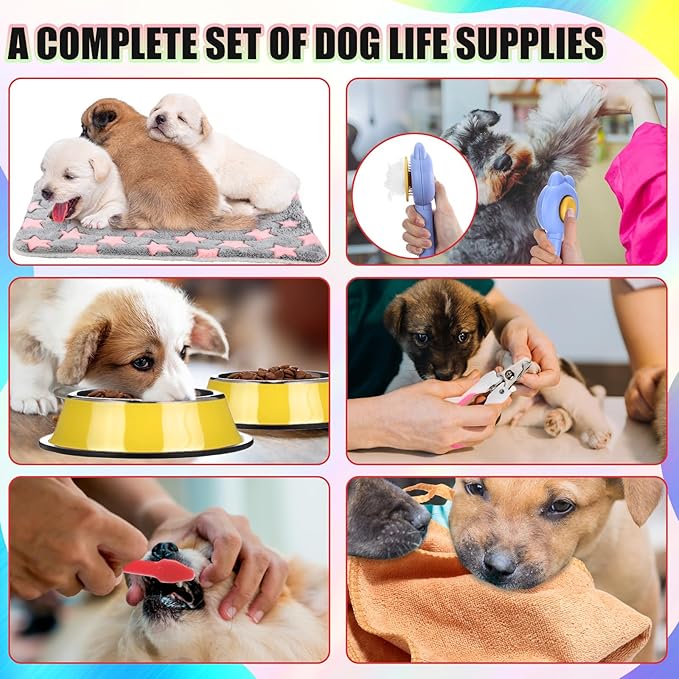 Abbylike 50 Pcs Puppy Supplies Starter Kit - Image 5